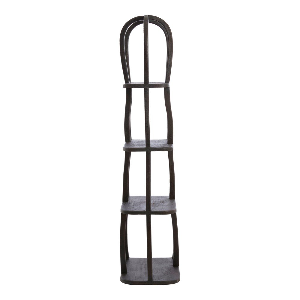Regał z litego drewna mango w ciemnym naturalnym kolorze 53x175x40 cm Lowe – Light & Living (zdjęcie 4)