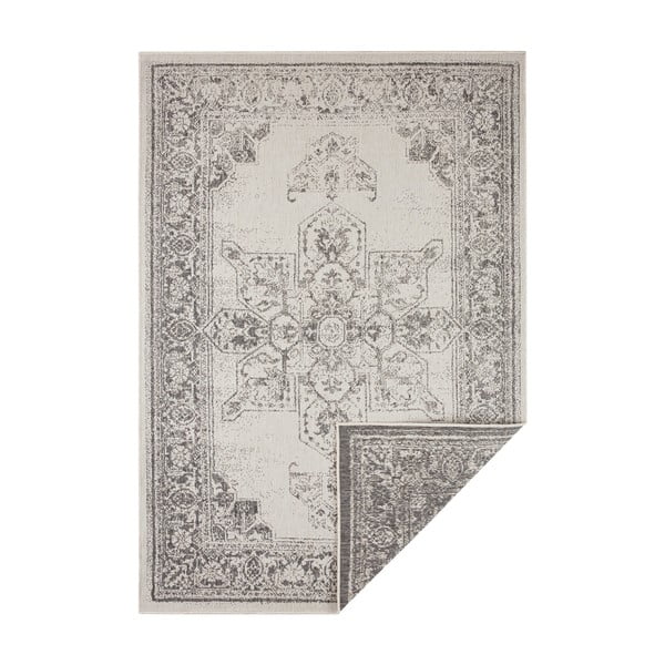 Szaro-kremowy dywan odpowiedni na zewnątrz NORTHRUGS Borbon, 80x150 cm