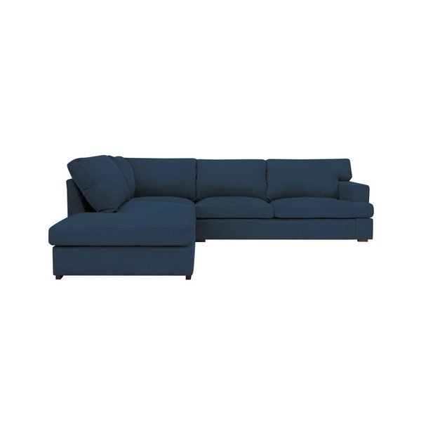 Niebieski narożnik Windsor & Co Sofas Daphne, lewostronny