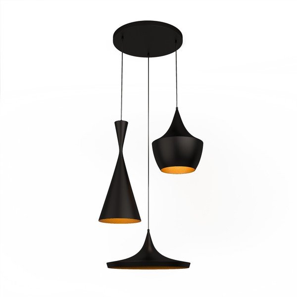 Czarna lampa wisząca Cassley-image-1