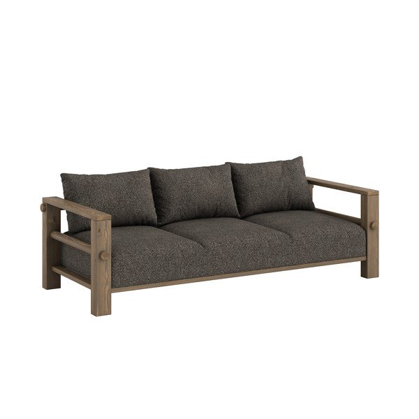 Ciemnoszara sofa 225 cm Bare – Karup