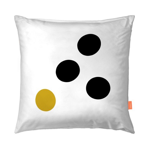 Zestaw 2 bawełnianych poszewek na poduszki Blanc Mustard-image-3