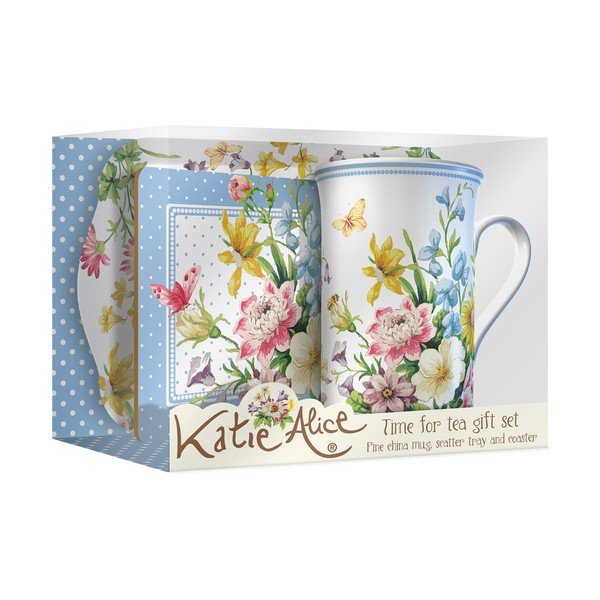 Komplet kubka, podkładki i tacy Creative Tops English Garden Katie-image-1