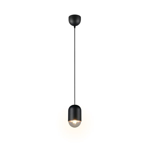 Czarna metalowa lampa wisząca ø 11 cm Nara – Reality-image-2