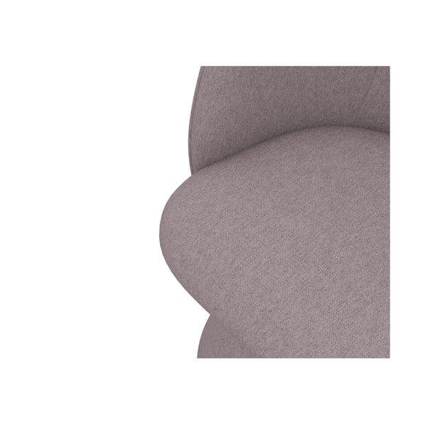 Lawendowy tapicerowany fotel jadalniany Maia – Makamii-image-4