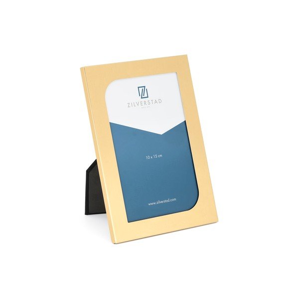 Metalowa ramka stojąca w kolorze mosiądzu 12x17 cm Grenoble – Zilverstad