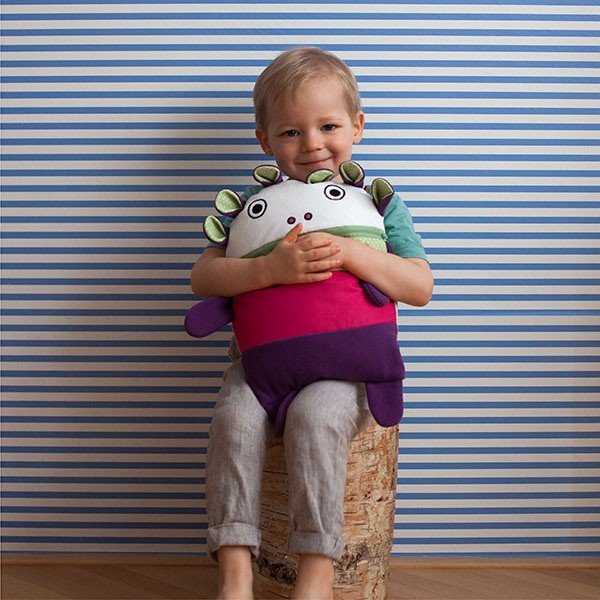 Różowo-zielony piżamożerca Bartex, 35x30 cm-image-1