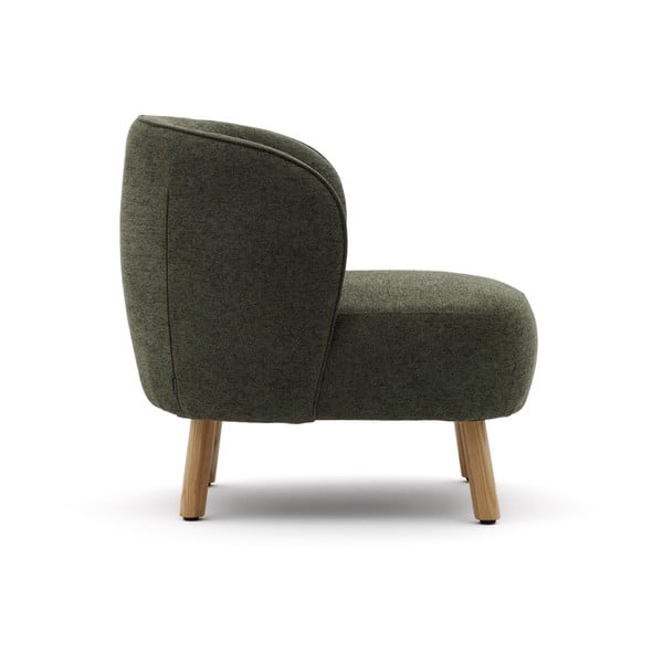 Zielony fotel z tkaniny szenilowej Ulit – Kave Home-image-3