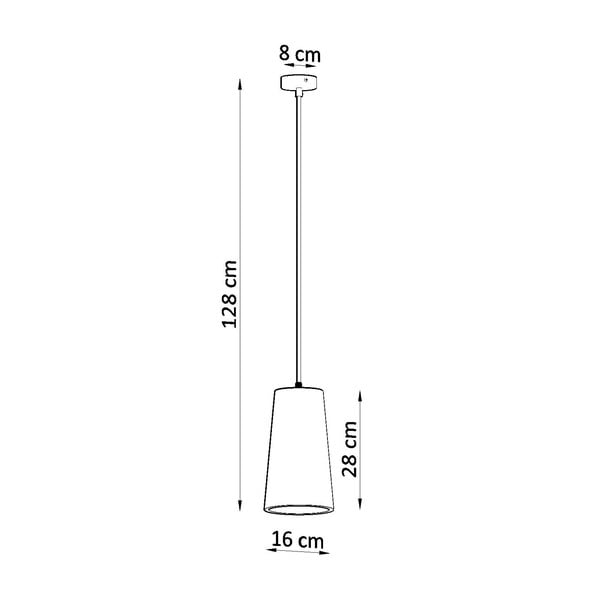 Biała ceramiczna lampa wisząca Sollux Armica-image-4