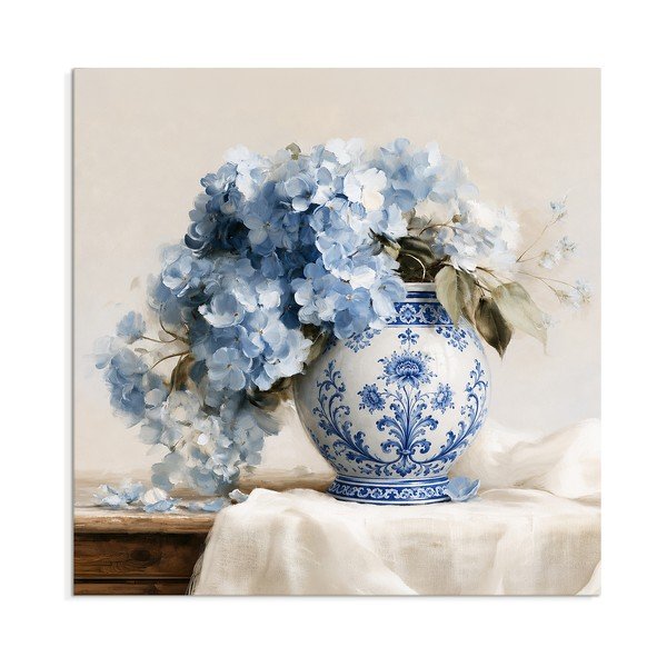 Obraz drukowany na płótnie 60x60 cm Porcelain Vase – Styler
