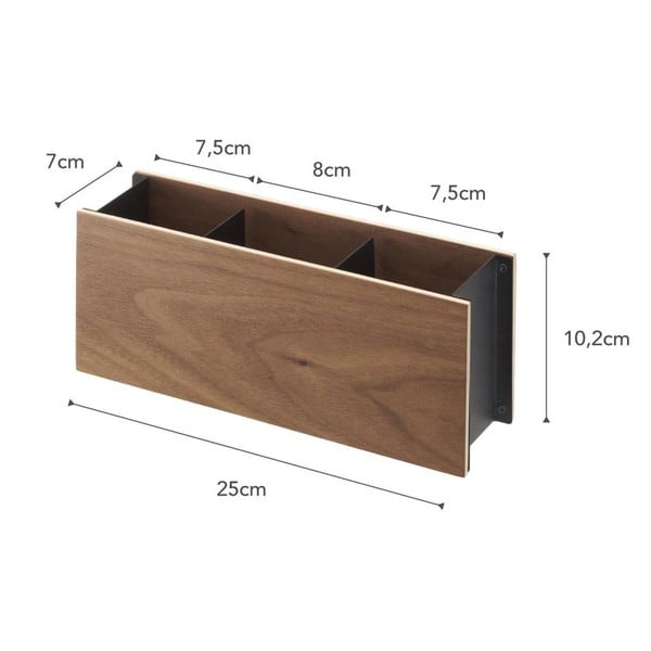 Brązowy pojemnik uniwersalny YAMAZAKI Rin Pen-image-4