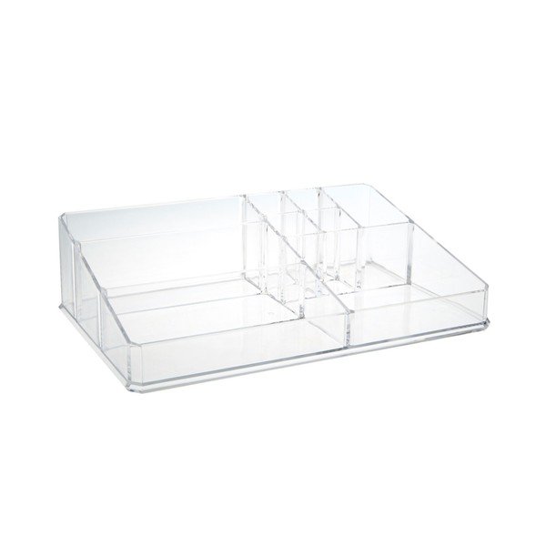 Organizer na kosmetyki z 9 przegródkami Premier Housewares Met Clear-image-3