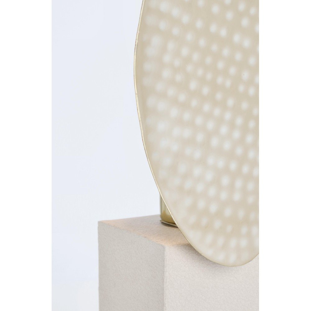 Beżowa metalowa lampa stołowa z metalowym kloszem (wysokość 46 cm) Neev – Bizzotto (zdjęcie 3)