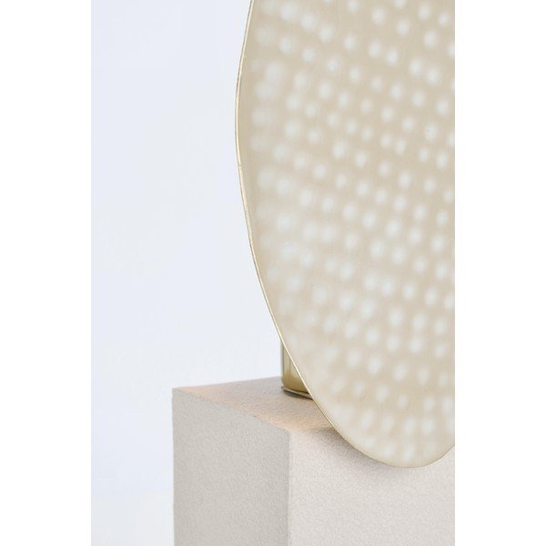 Beżowa metalowa lampa stołowa z metalowym kloszem (wysokość 46 cm) Neev – Bizzotto-image-2