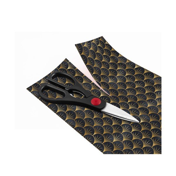 Dekoracyjna tapeta na meble w czarno-złotym kolorze Ambiance Youlika-image-2