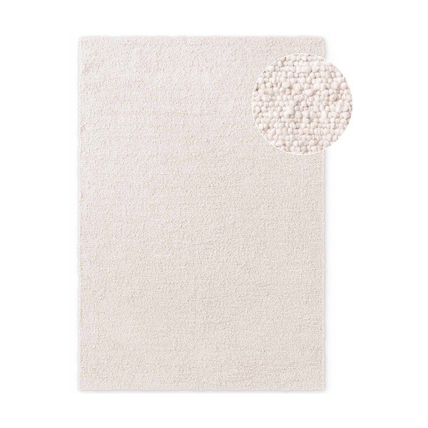 Dywan z materiału bouclé tkany ręcznie w kolorze kości słoniowej 200x290 cm Notting Hill Portobello – Ted Baker