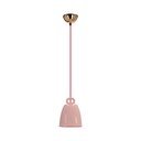 Różowy żyrandol dziecięcy z ceramicznym kloszem Sewilla – Candellux Lighting