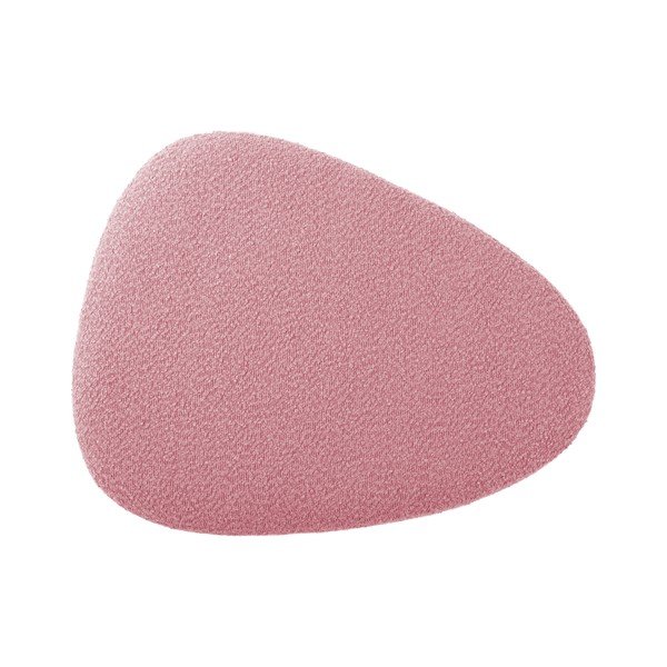 Różowy puf z materiału bouclé Ada – Leitmotiv-image-2