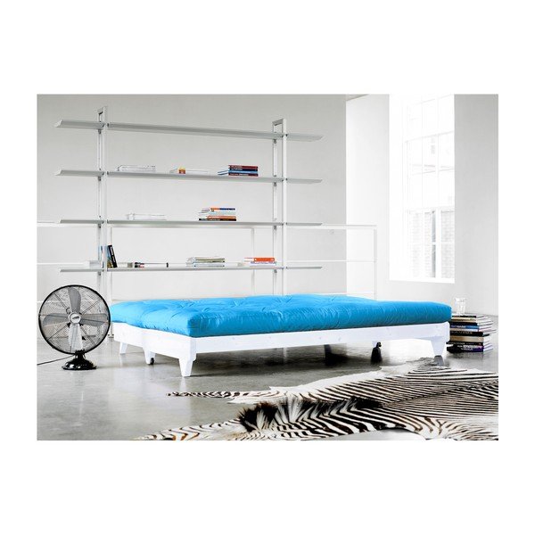 Sofa rozkładana Karup Fresh White/Horizon Blue-image-1