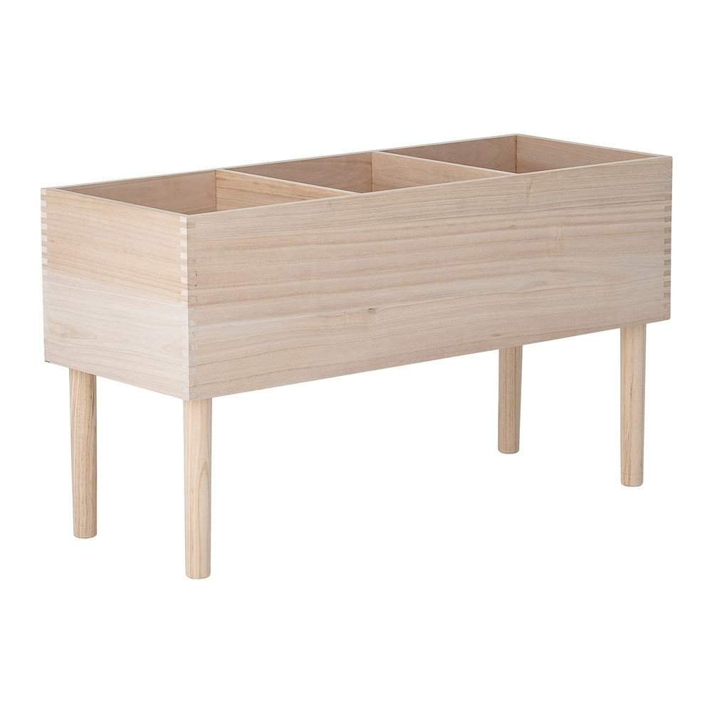 Regał z litego drewna paulowni w jasnym naturalnym kolorze 91x50x35 cm Douve – Bloomingville