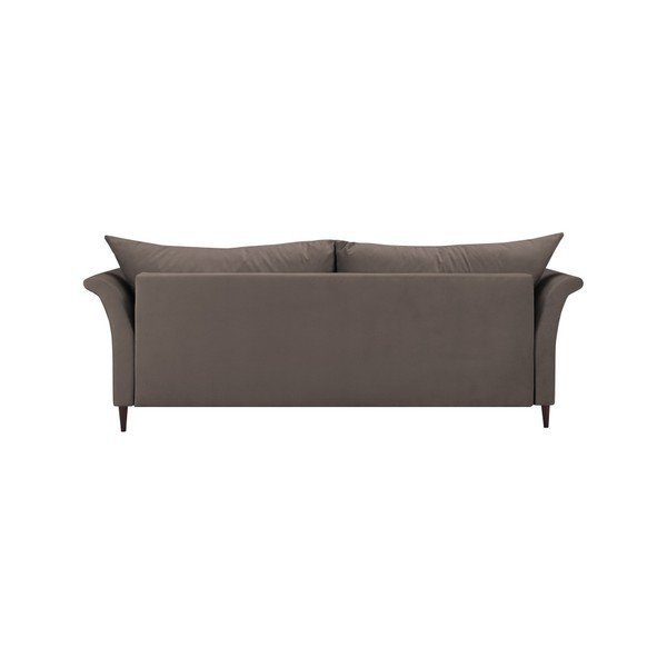 Jasnobrązowa 3-osobowa rozkładana sofa ze schowkiem Mazzini Sofas Peony-image-3