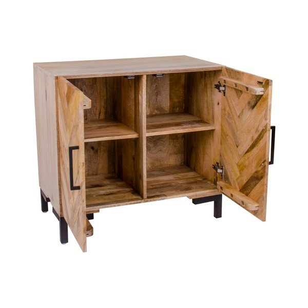 Komoda dwudrzwiowa z drewna mangowego House Nordic Calto-image-1