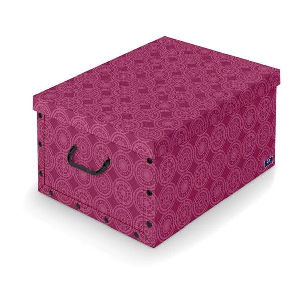 Fioletowe pudełko Domopak Ella, dł. 50 cm
