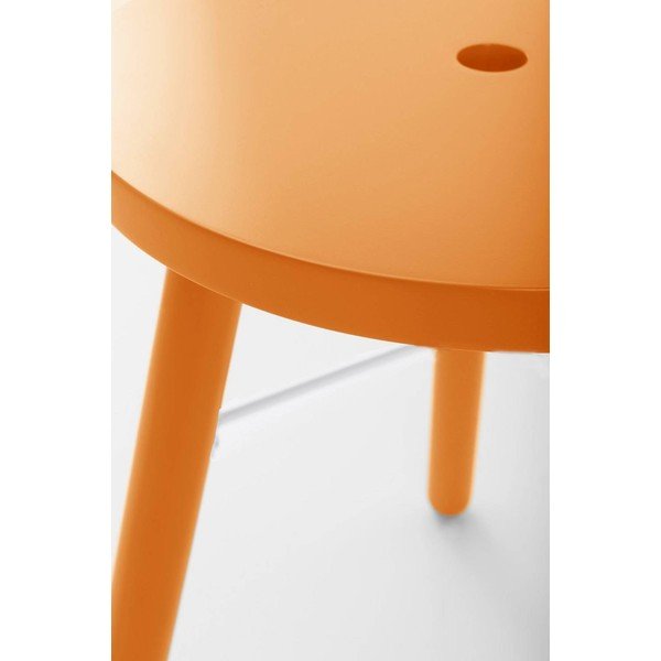 Pomarańczowy stołek Kinna – Jotex-image-2