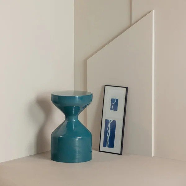 Metalowy okrągły stolik ø 30 cm Floyd – WOOOD-image-1