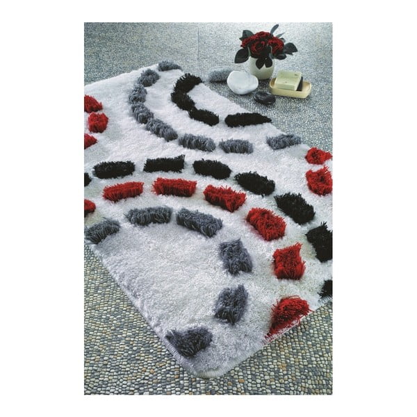 Biały dywanik łazienkowy Confetti Bathmats Arinna, 50x60 cm
