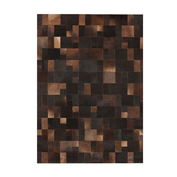 Dywan skórzany Brilliant Brown, 140x200 cm