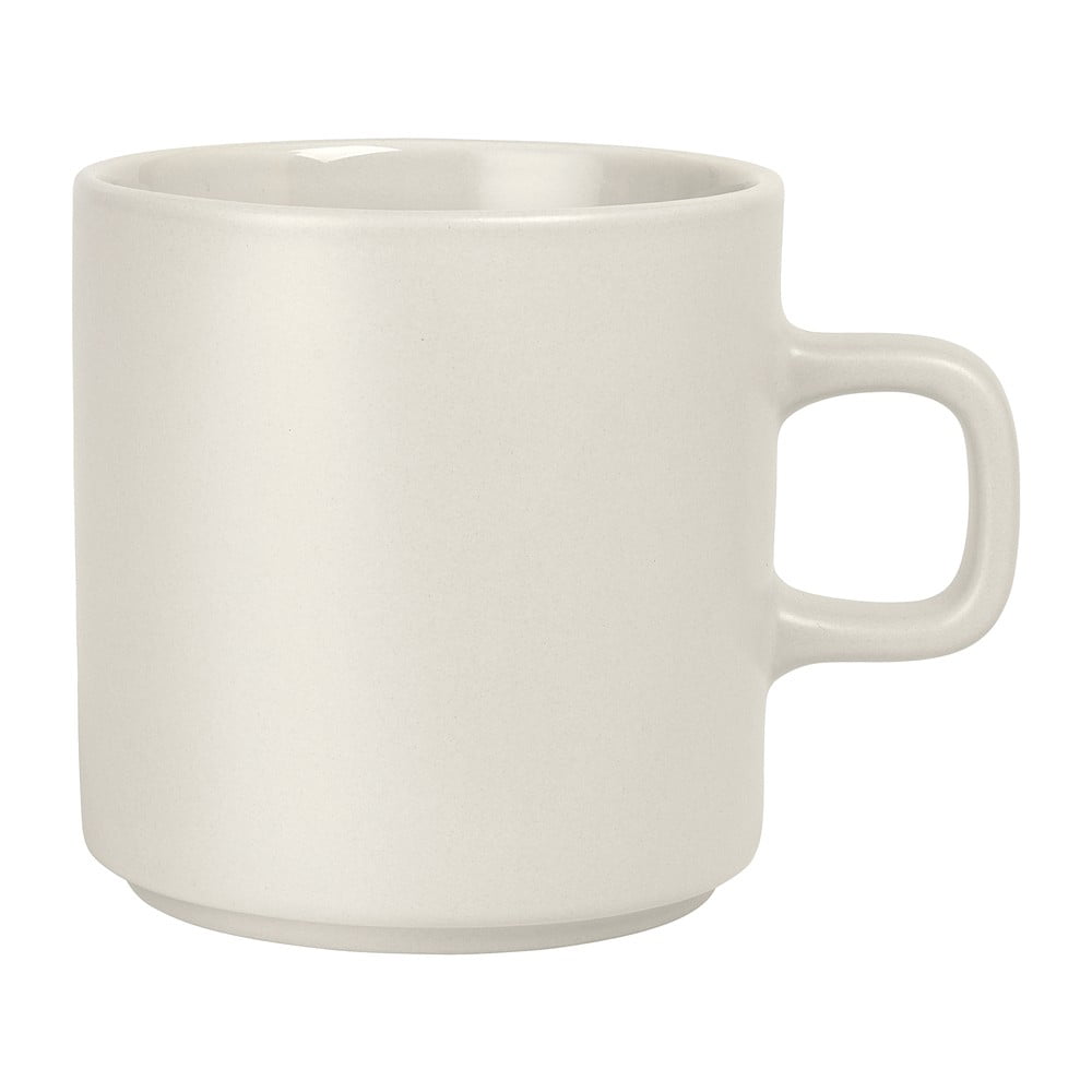 Biały ceramiczny kubek do herbaty Blomus Pilar, 250 ml