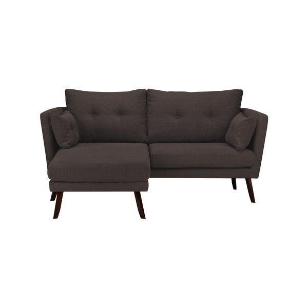 Brązowa sofa 3-osobowa Mazzini Sofas Elena, z szezlongiem po lewej stronie-image-3