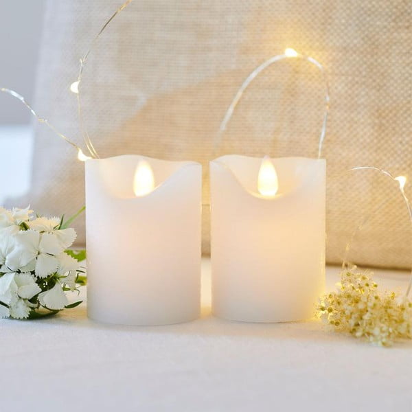Świeczki LED zestaw 2 szt. (wysokość 6,5 cm) Sara Mini – Sirius-image-1