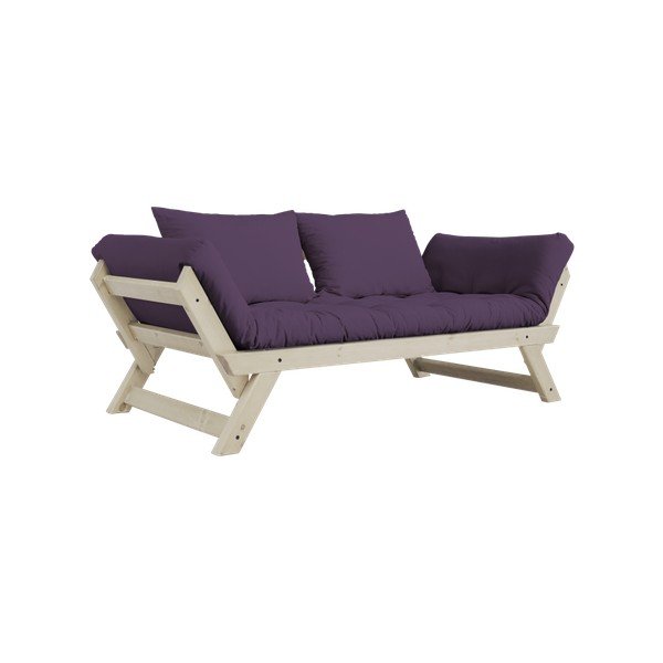 Sofa rozkładana Karup Bebop Natural/Purple-image-2