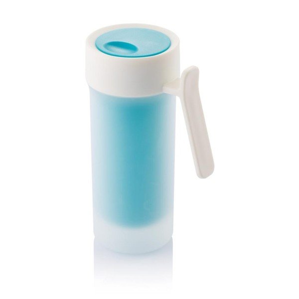 Niebieski kubek termiczny XD Design Pop, 275 ml-image-2