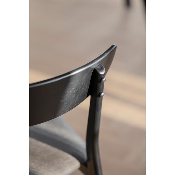 Czarne krzesło zestaw 2 szt. Rodham – Rowico-image-3