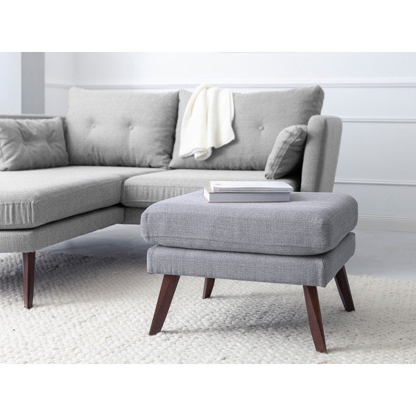 Jasnoszary podnóżek Mazzini Sofas Elena-image-4