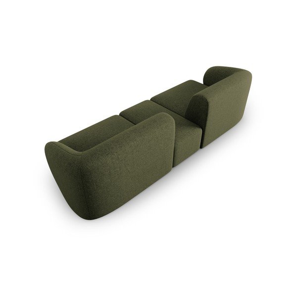 Zielona sofa  z tkaniny szenilowej 246 cm Paolo – Milo Casa-image-3