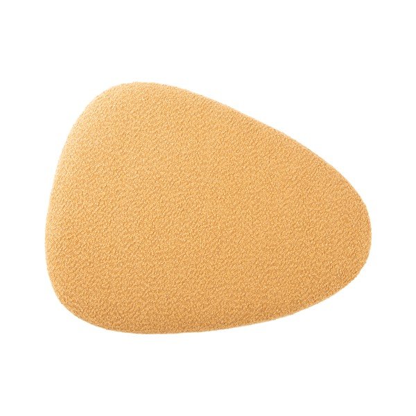 Żółty puf z materiału bouclé Ada – Leitmotiv-image-3