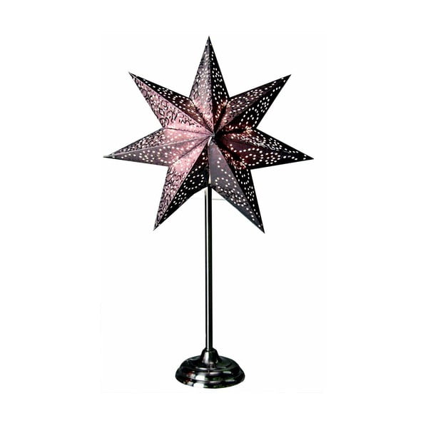 Gwiazda świecąca ze stojakiem Best Season Antique Purple, 55 cm