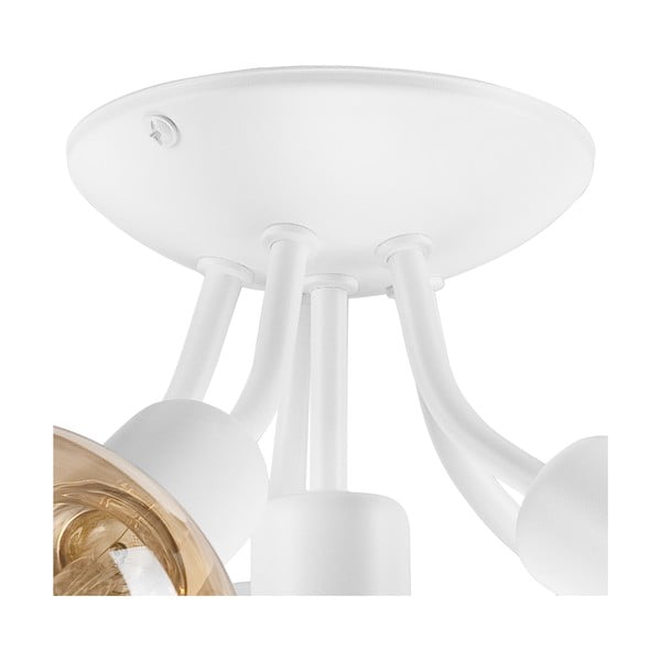 Biała lampa sufitowa bez klosza Viggo – LAMKUR-image-3