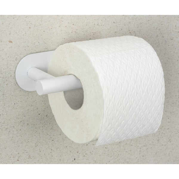 Biały samoprzylepny uchwyt na papier toaletowy ze stali nierdzewnej Orea – Wenko-image-3
