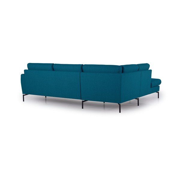 Niebieska sofa Scandic Vesta, lewy róg-image-3