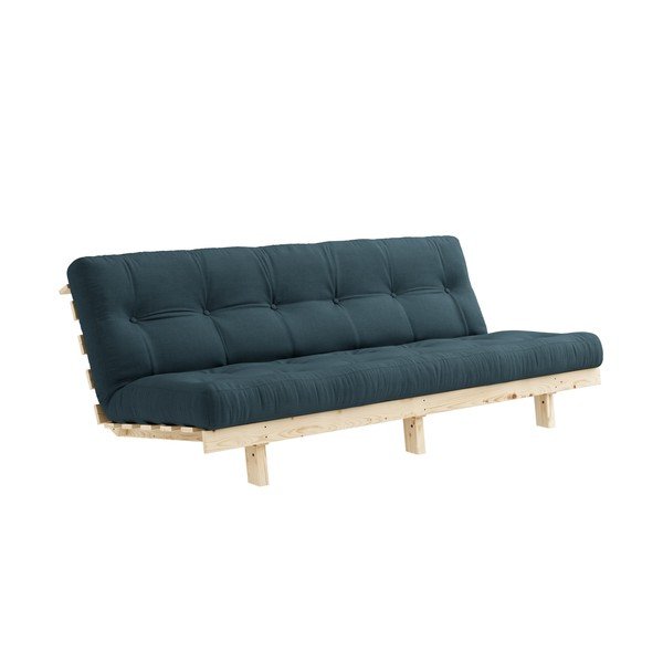 Sofa rozkładana Karup Design Lean Raw Petrol Blue-image-3