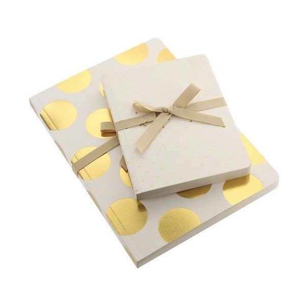 Notes A5 Go Stationery Polka Cream-image-2