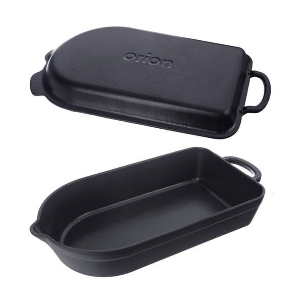 Żeliwna brytfanna 22x42,5 cm LITINA SMALT – Orion-image-2