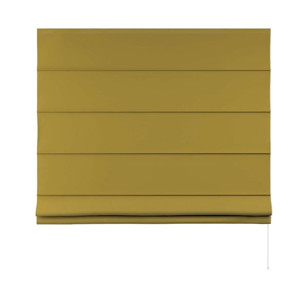 Żółta roleta rzymska 170x100 cm Posh Velvet – Yellow Tipi-image-3