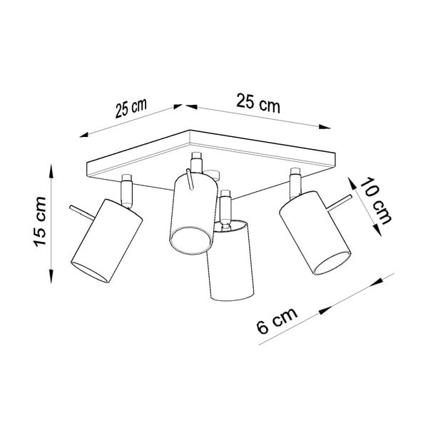 Czarna lampa sufitowa Sollux Ethna 4-image-4