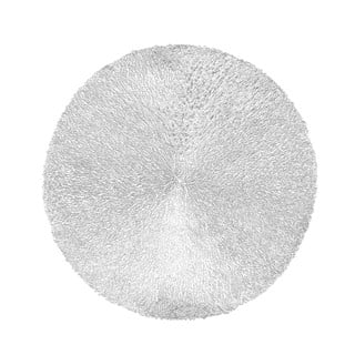 Mata stołowa w kolorze srebra Tiseco Home Studio, ⌀ 38 cm